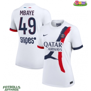 Paris Saint-Germain Ibrahim Mbaye #49 Bortatröja Kvinnor 2025-26 Kortärmad